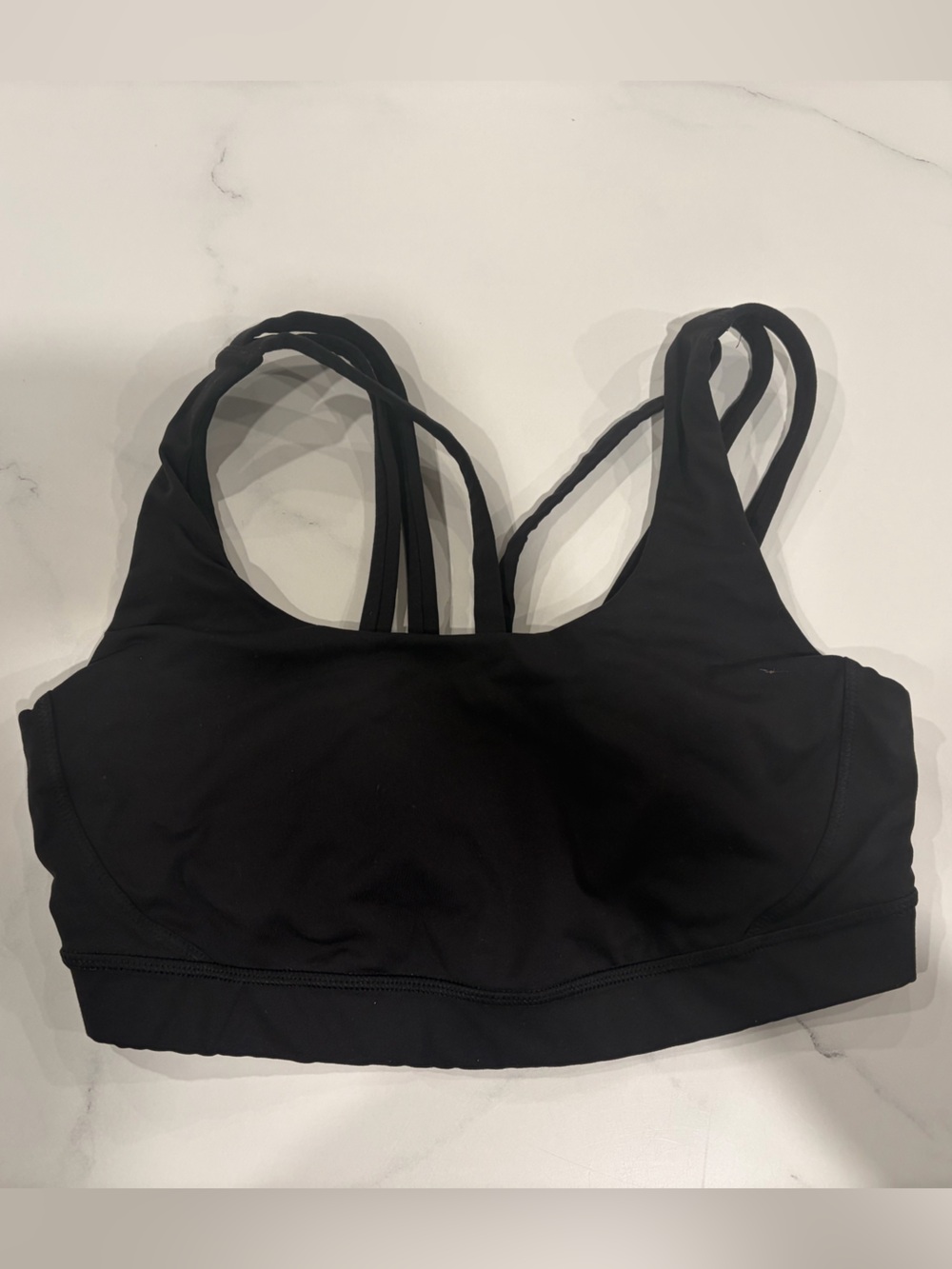 lululemon athletica Black Double-Strap Sports Bra